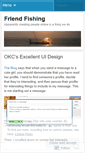 Mobile Screenshot of friendfishing.wordpress.com