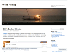 Tablet Screenshot of friendfishing.wordpress.com