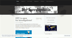 Desktop Screenshot of dtuinvestigations.wordpress.com
