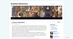 Desktop Screenshot of anatolianadventures.wordpress.com