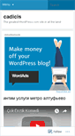 Mobile Screenshot of cadicis.wordpress.com