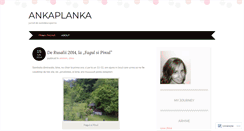 Desktop Screenshot of ankaplanka.wordpress.com