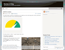 Tablet Screenshot of karmaisking.wordpress.com