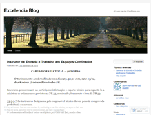 Tablet Screenshot of excelenciatreinamentos.wordpress.com