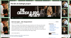 Desktop Screenshot of ericandcalleighproject.wordpress.com