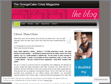 Tablet Screenshot of grungecake.wordpress.com