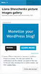 Mobile Screenshot of lianashevchenko.wordpress.com