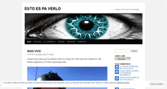 Desktop Screenshot of estoespaverlo1.wordpress.com