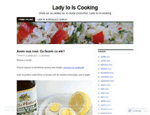 Tablet Screenshot of ladyioiscooking.wordpress.com