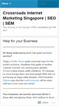 Mobile Screenshot of crossroadsinternetmarketing.wordpress.com