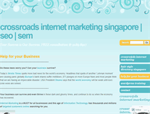 Tablet Screenshot of crossroadsinternetmarketing.wordpress.com