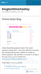 Mobile Screenshot of blogtanitimerkezilay.wordpress.com