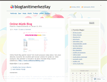 Tablet Screenshot of blogtanitimerkezilay.wordpress.com