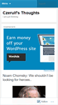 Mobile Screenshot of czerulfsthoughts.wordpress.com