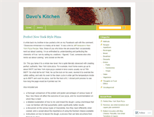 Tablet Screenshot of davoskitchen.wordpress.com