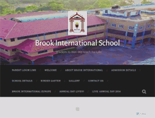 Tablet Screenshot of brookinternational.wordpress.com