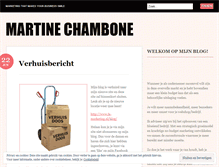 Tablet Screenshot of martinechambone.wordpress.com