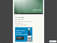 Tablet Screenshot of bioblender.wordpress.com