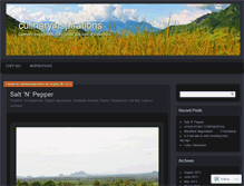 Tablet Screenshot of culinaryinspirations.wordpress.com