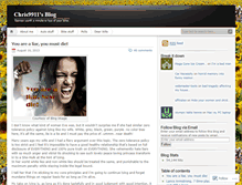 Tablet Screenshot of chris9911.wordpress.com