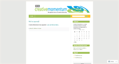 Desktop Screenshot of creativemomentum.wordpress.com