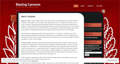 Desktop Screenshot of blazingcannons.wordpress.com