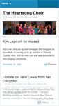 Mobile Screenshot of heartsongchoir.wordpress.com