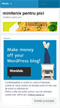 Mobile Screenshot of minitenisromania.wordpress.com