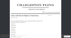 Desktop Screenshot of charlestonfling.wordpress.com
