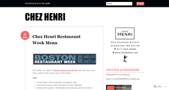 Desktop Screenshot of chezhenri16.wordpress.com