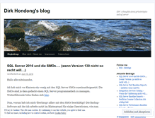 Tablet Screenshot of dirkhondong.wordpress.com