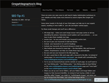 Tablet Screenshot of gregwhitegraphics.wordpress.com
