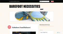 Desktop Screenshot of barefootnecessities.wordpress.com