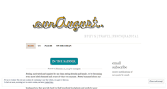 Desktop Screenshot of ouraugust.wordpress.com