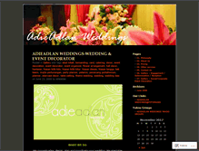 Tablet Screenshot of adieadlanweds.wordpress.com