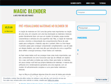 Tablet Screenshot of magicblender.wordpress.com