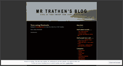 Desktop Screenshot of mrtrathen.wordpress.com