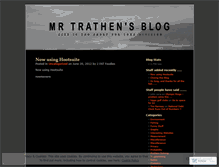 Tablet Screenshot of mrtrathen.wordpress.com