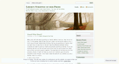 Desktop Screenshot of libertystrippedofherpride.wordpress.com