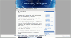 Desktop Screenshot of bombasticfc.wordpress.com