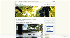 Desktop Screenshot of grapenutz.wordpress.com