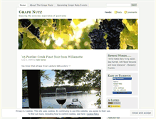 Tablet Screenshot of grapenutz.wordpress.com