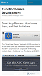 Mobile Screenshot of functionscopedev.wordpress.com