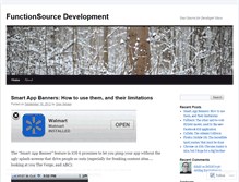 Tablet Screenshot of functionscopedev.wordpress.com