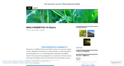 Desktop Screenshot of fitnessequipment.wordpress.com
