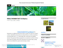 Tablet Screenshot of fitnessequipment.wordpress.com