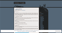 Desktop Screenshot of outdoorfreak.wordpress.com