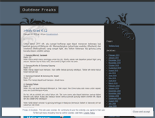 Tablet Screenshot of outdoorfreak.wordpress.com
