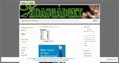 Desktop Screenshot of koasgadget.wordpress.com