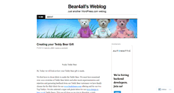 Desktop Screenshot of bear4all.wordpress.com